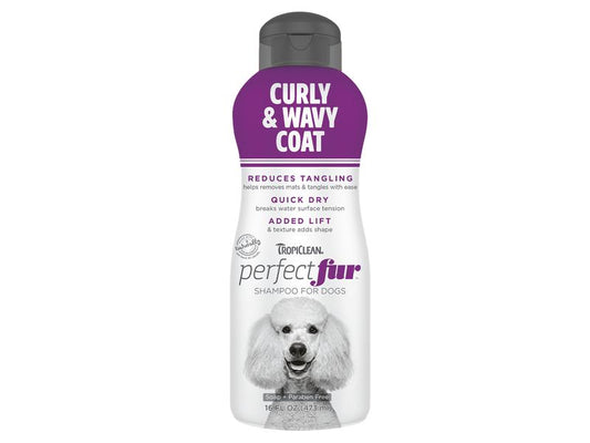 Tropiclean Perfect Fur Curly & Wavy Coat Shampoo 473ml