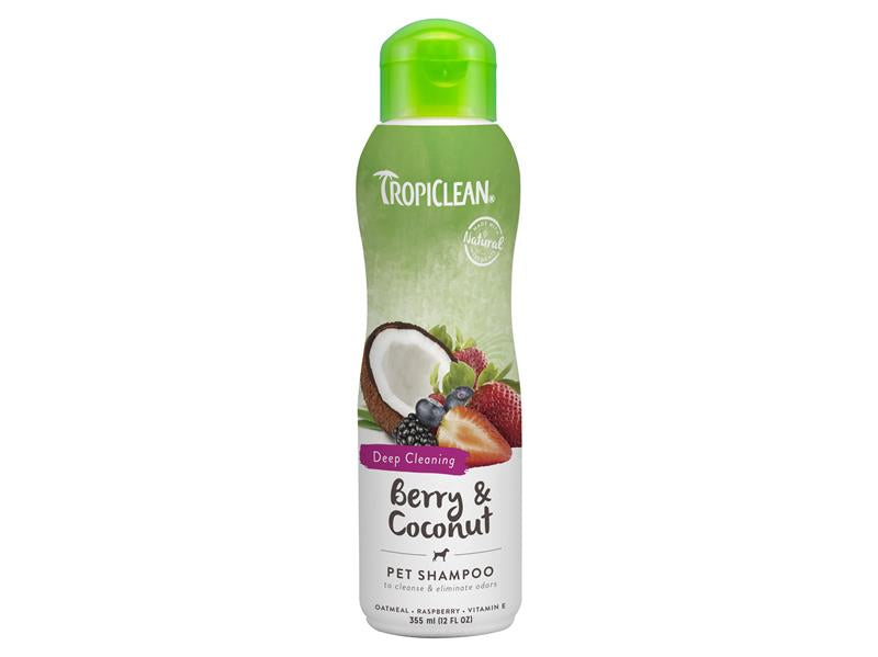 Tropiclean Berry & Coconut Cleansing Shampoo 355ml