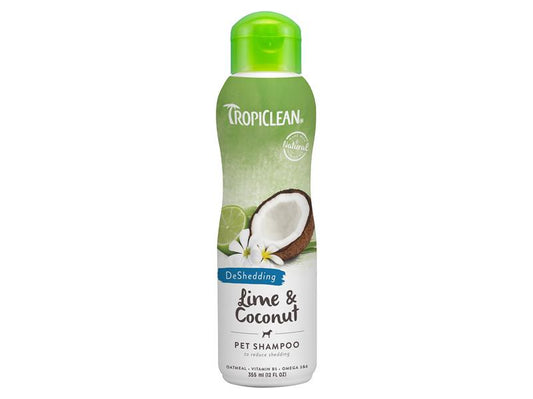 Tropiclean Lime & Coconut De-Shedding Shampoo 355ml
