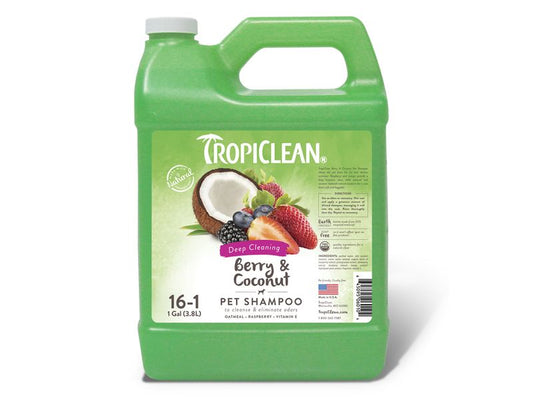Tropiclean Berry Deep Cleaning Shampoo 3.78L
