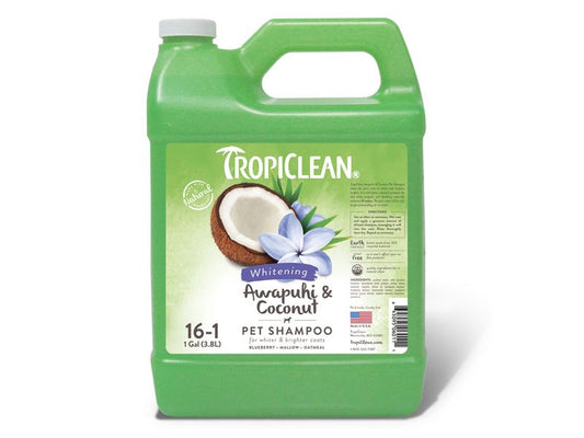 Tropiclean Awapuhi White Coat Shampoo 3.78L