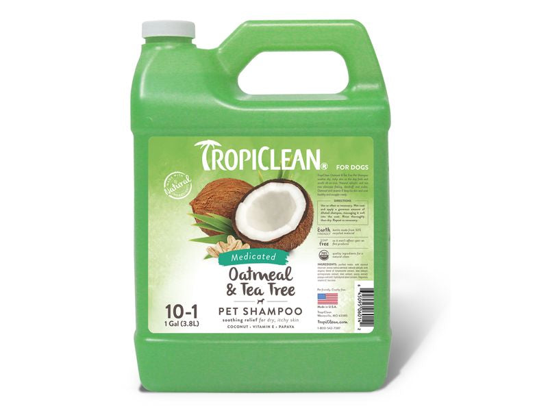 Tropiclean Oatmeal Medicated Shampoo 3.78L