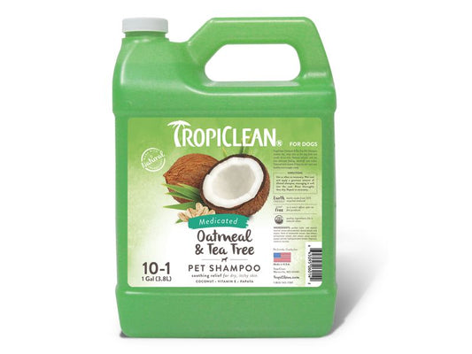 Tropiclean Oatmeal Medicated Shampoo 3.78L