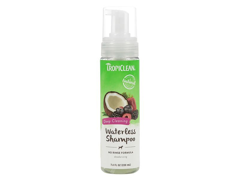 Tropiclean Waterless Deep Cleaning Shampoo 220ml
