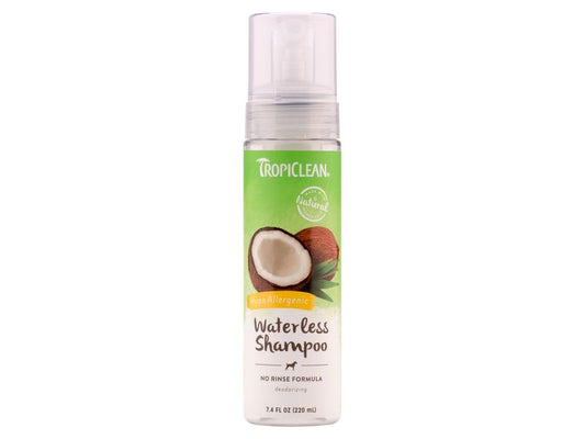 Tropiclean Waterless Hypo-Allergenic Shampoo 220ml