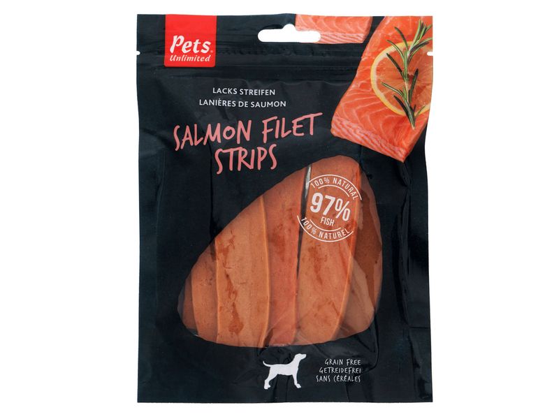 Pets Unlimited Salmon Fillets Large 150g