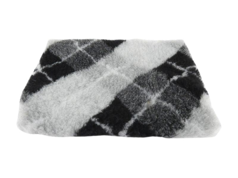 Fleece Grey Tartan Roll 10m