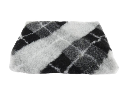Fleece Grey Tartan Roll 10m